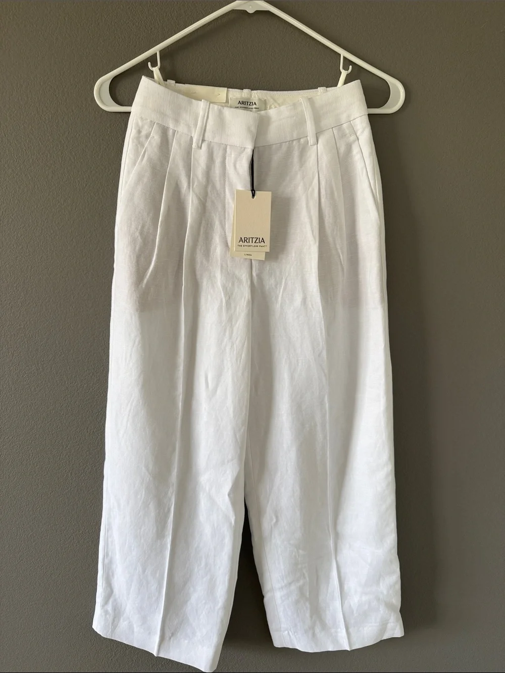 ARITZIA EFFORTLESS LINEN PANT